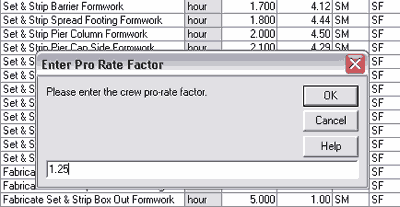 Productivity Rate Conversion