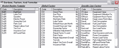 Equipment Rate Conversion